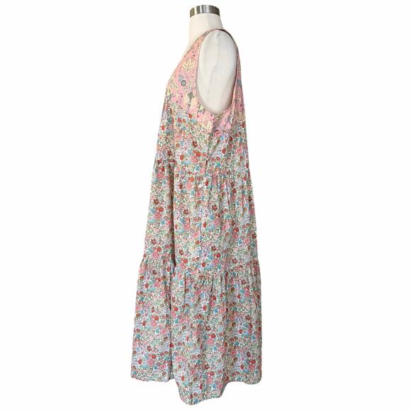 ROLLER RABBIT Elysian Day Coley Dress Floral Liberty Sleeveless Round Neck Small - Picture 8 of 14